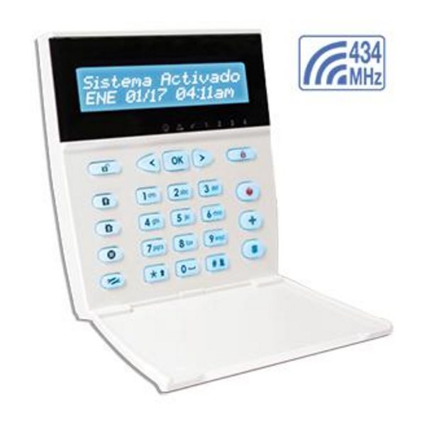 Teclado LCD tecnología RF