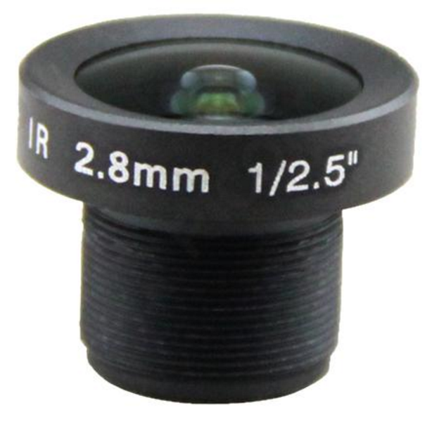Lente MTV fijo de 2,8mm 3
